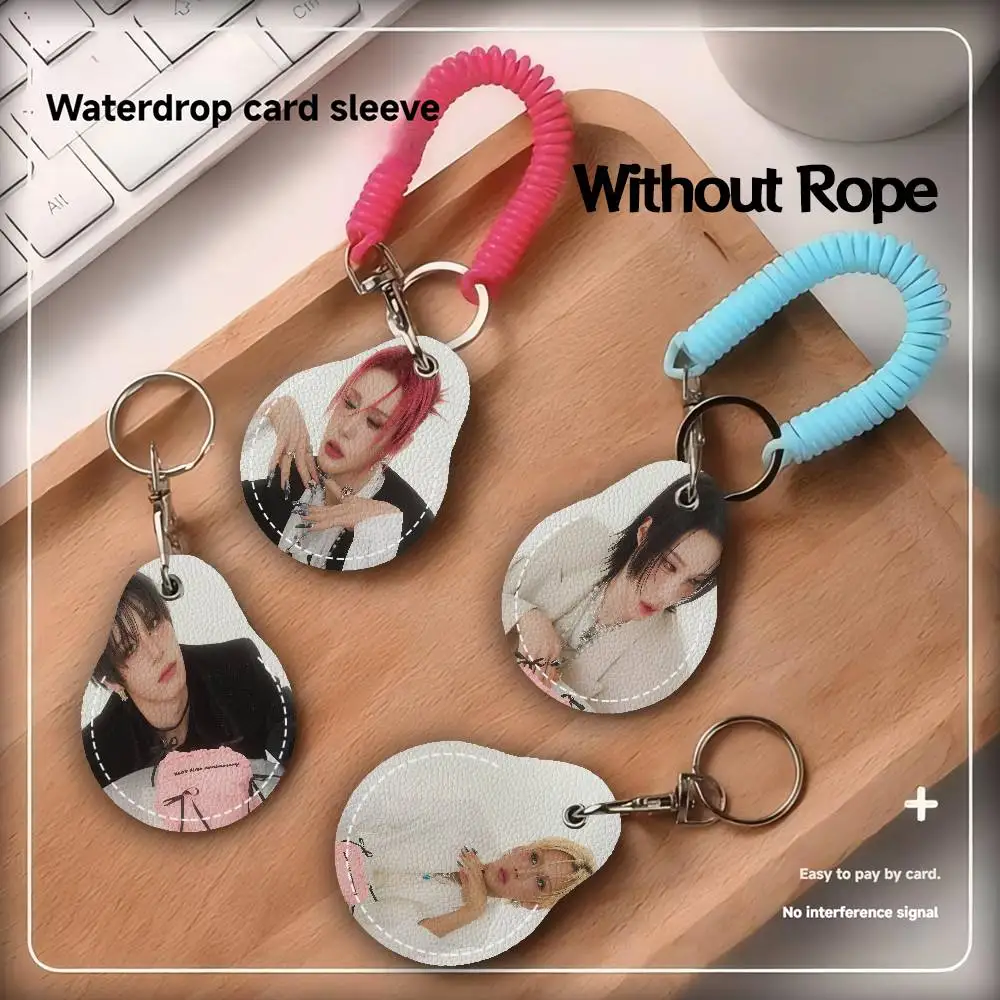 

Популярный брелок для ключей в форме капли из ПУ-кожи с изображением участников K-pop группы X-XLov, модный аксессуар для женщин, держатель для автомобильных ключей, брелок для дома, подвеска для сумки, подарок