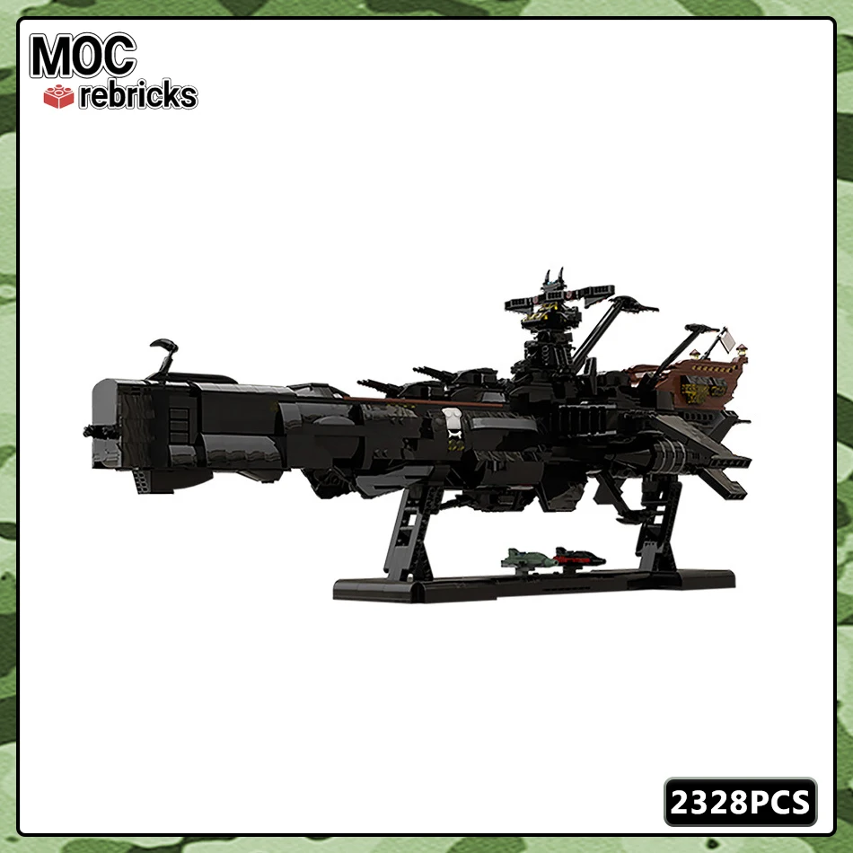 

MOC Space War Series Pirate Ship Arcadia - Captain Harlock Model Suit Building Block DIY Children's Toy Holiday Gift