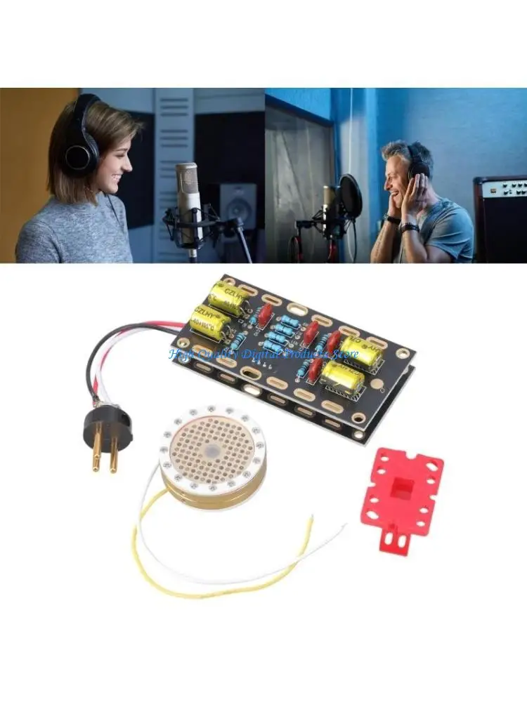 

U2JE 34mm Microphone Cartridge Cores with Circuit Board Module for Recording Video