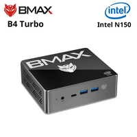 BMAX MaxMini B4 Turbo MINI PC Intel® 13th Gen N150 16GB DDR4 512GB/1TB Windows 11 Dual Band Wi-Fi Bluetooth 5.0