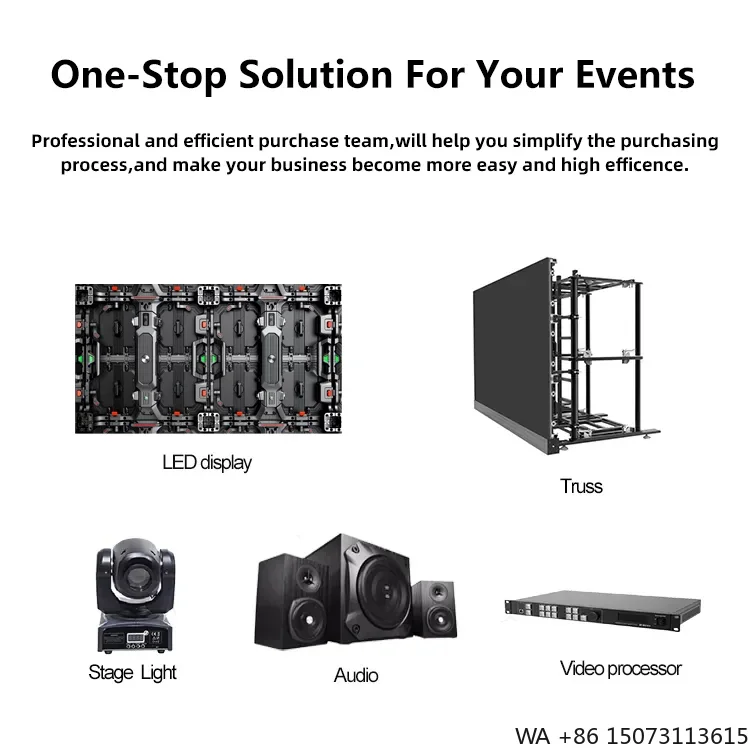 

P3.91/P4.81 LED Video Wall Panel High Performance Indoor Outdoor Rental Display