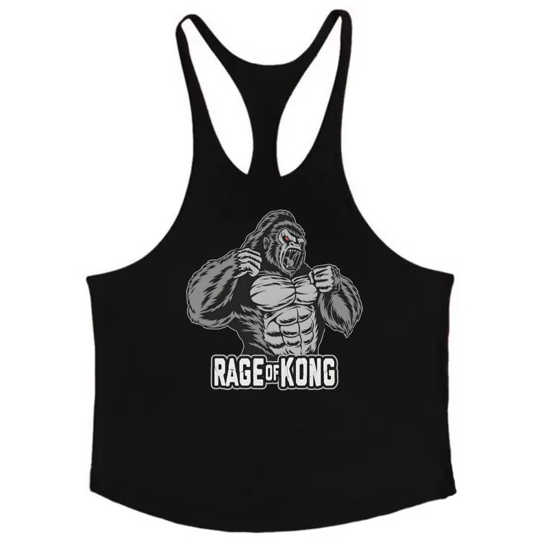 

Men's Tank Top 100%Cotton Vest macho man Weightlifting Sessions Quick - Dry Sleeveless Singlets Fitness Muscle Building top