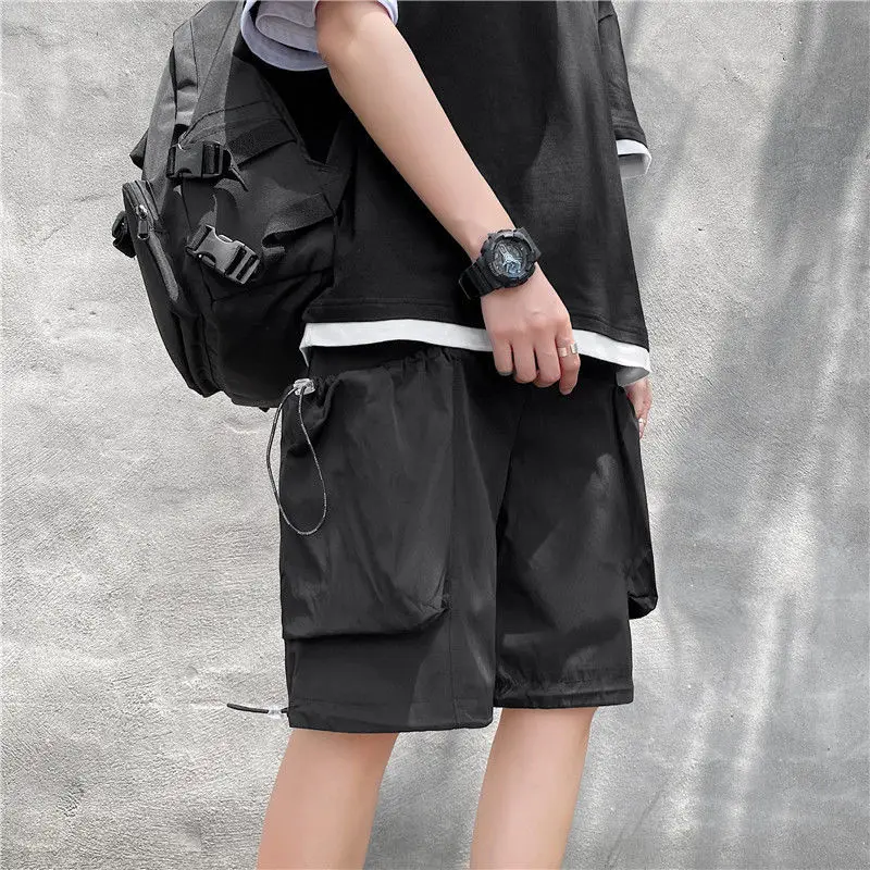 Loose Casual Workwear Men's Shorts Trendy and Versatile Pinch Pants in Summer Thin Style