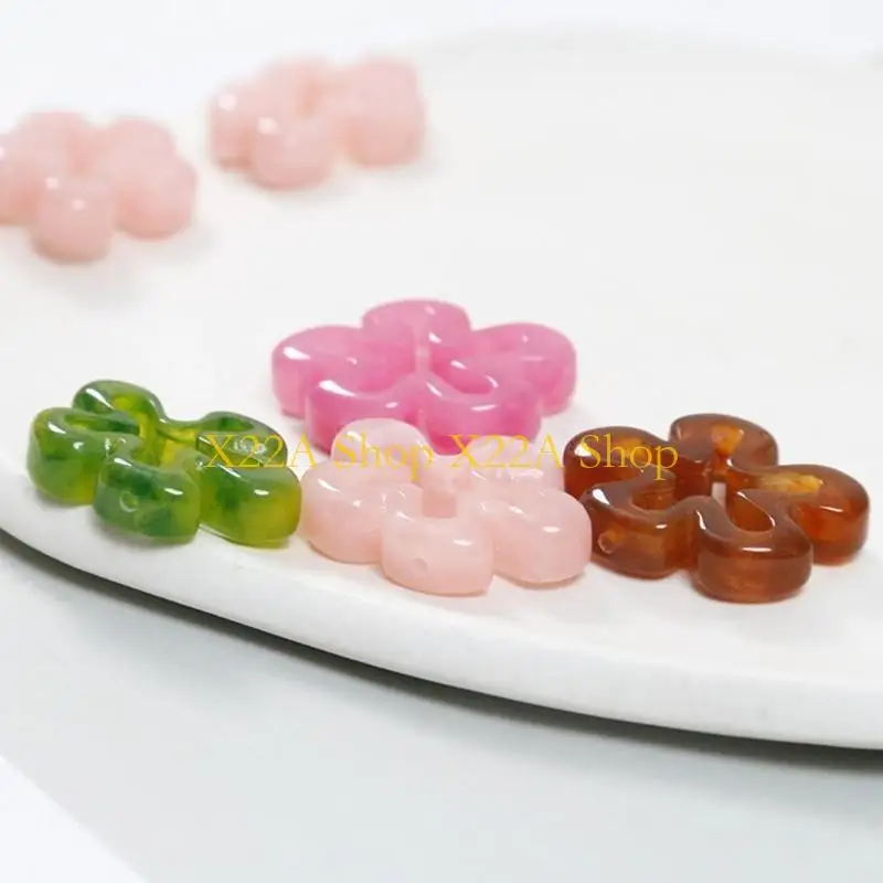 Unique Flower Pendants Small Flower DIY Necklace Bracelet Supplies Resin Material for Bracelet Bangle Necklace Jewelry Making