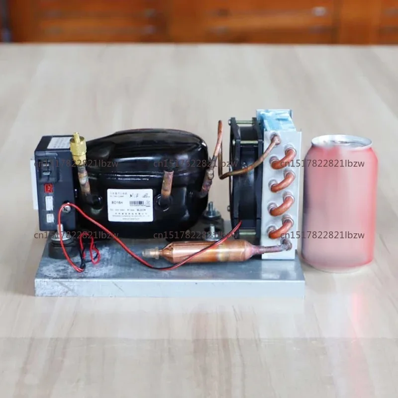 BD15HC DC compressor condensing unit mi-c-ro refrigerator a-ir-cooled refrigeration unit 12V24V