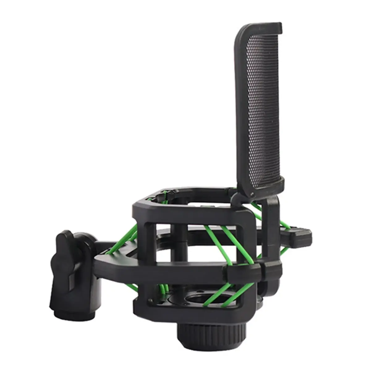 Microphone Shock Mount with Filter, Universal Shock Mount for 23.5-24.5mm Diameter Mic Anti-Vibration Integrated