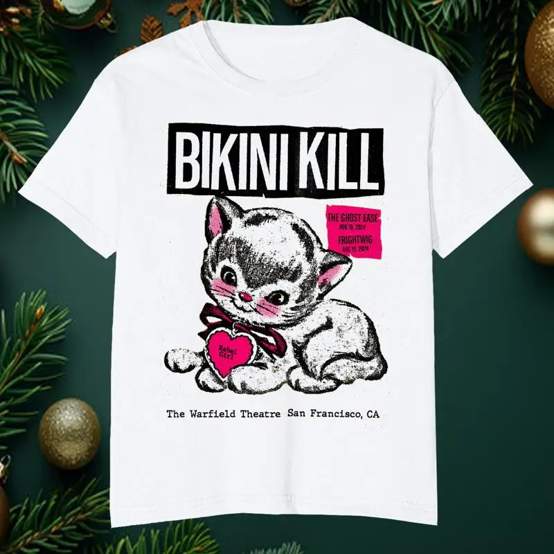 

Бикини Kill San Francisco 2024, холдин, белая футболка всех размеров