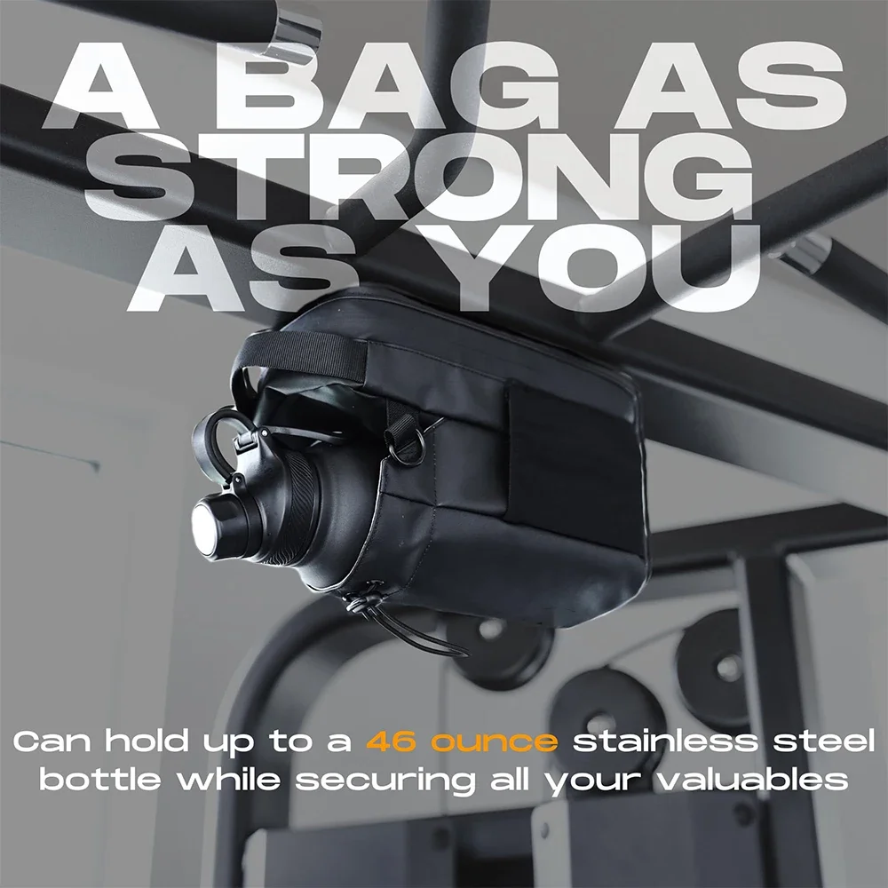 

Magnetic Bottle Sling Bag for Men and Women Magnetic Gym Bag for Travel Work Sports Keep Your Items off the Dirty Gym Floor