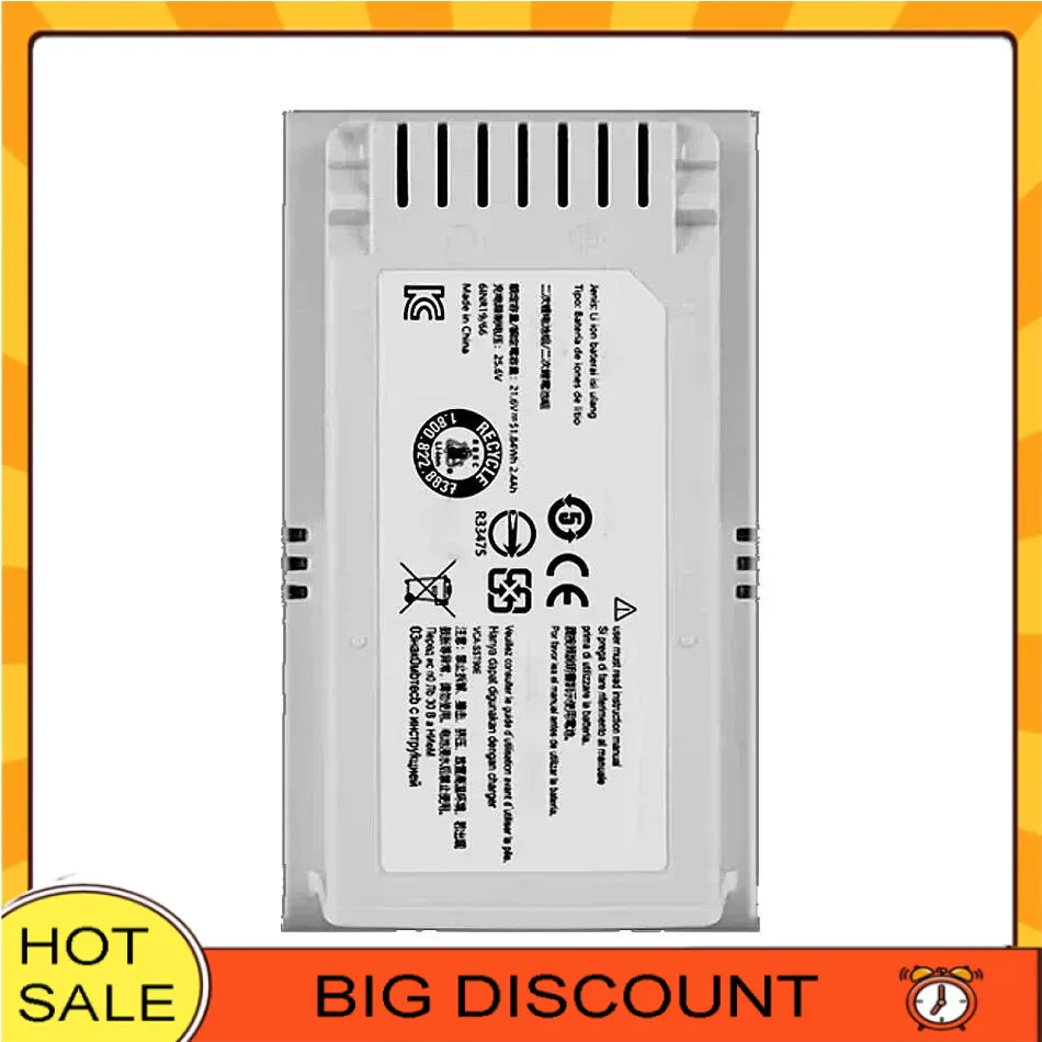 

Pet Vacuum Cleaner Battery Vca-SBT90E White For Samsung JET70 VS15T7032P4 Vca-SBT90E High-Efficiency