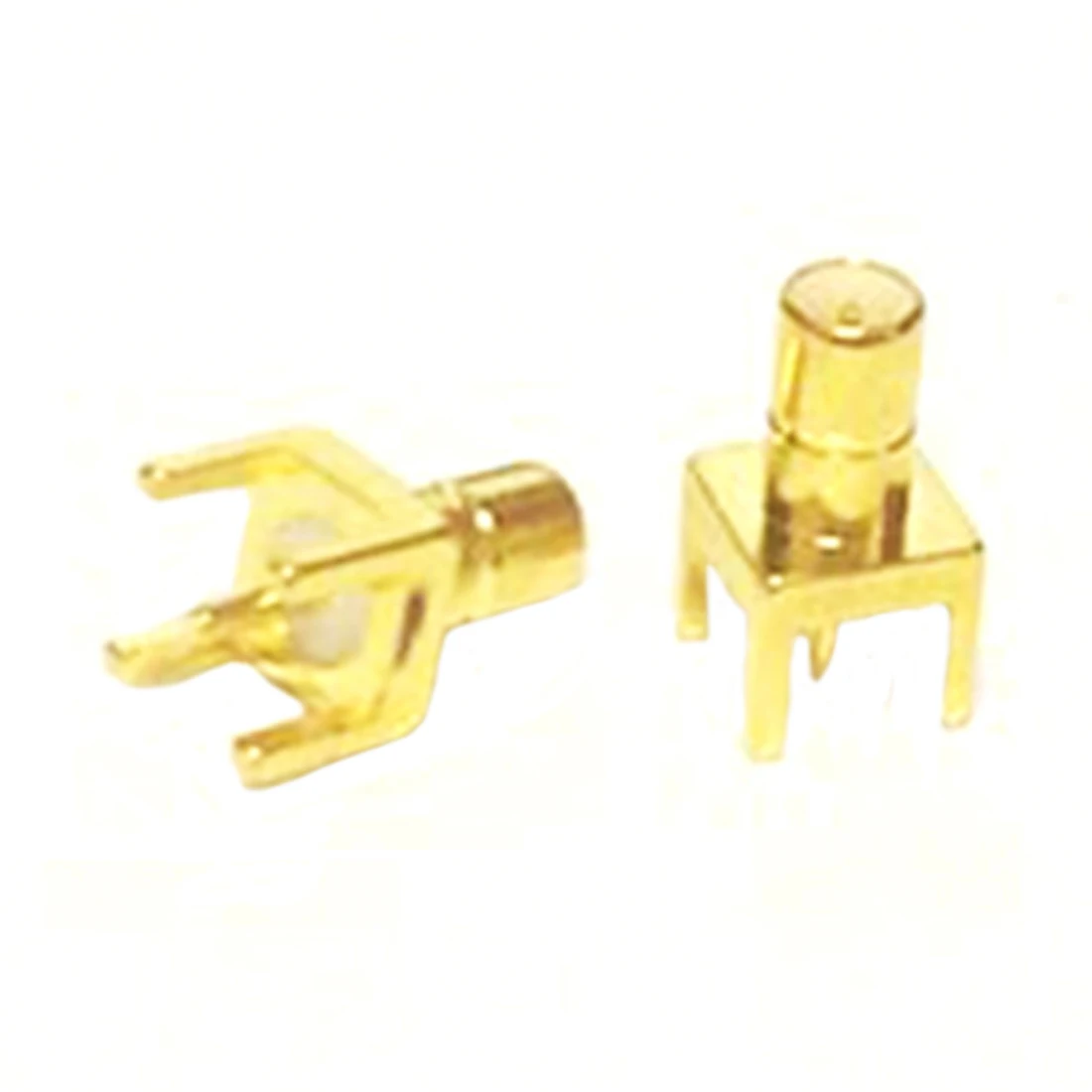 

10pcs SMB Male Plug RF Coax Connector Through Hole PCB Straight Goldplated 50Ohm Solder Terminal Wholesale Price New