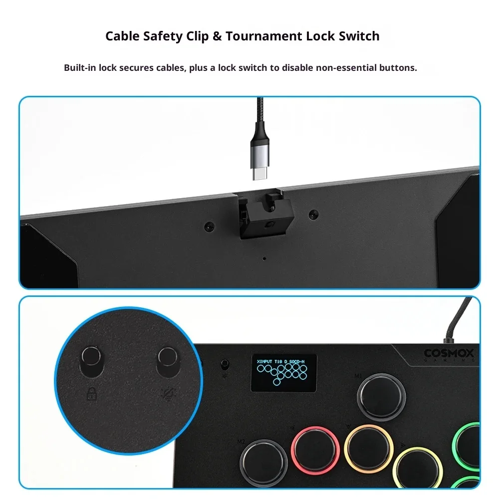 Hitbox Haute42 Kampftastatur Raspberry Pi Switch M-Ultra Gen2 Aluminiumlegierung RGB 16-Tasten-Tastatur E-Sports-Spiel anpassen