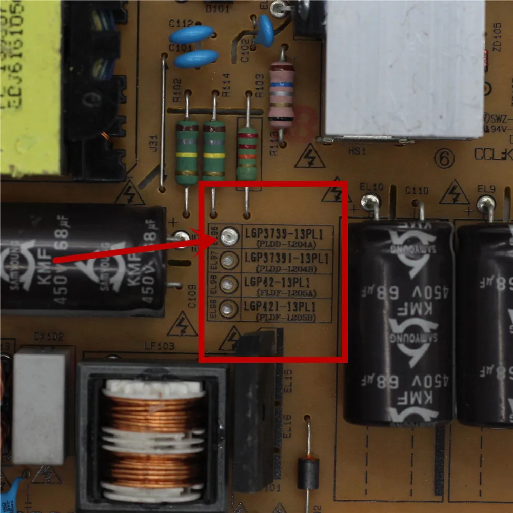 EAX 64905301 (2,22) LGP3739-13PL1 para placa de alimentación de TV de 37 ''y 39'', accesorios originales para placa de alimentación EAX 64905301   Tarjeta LGP3739