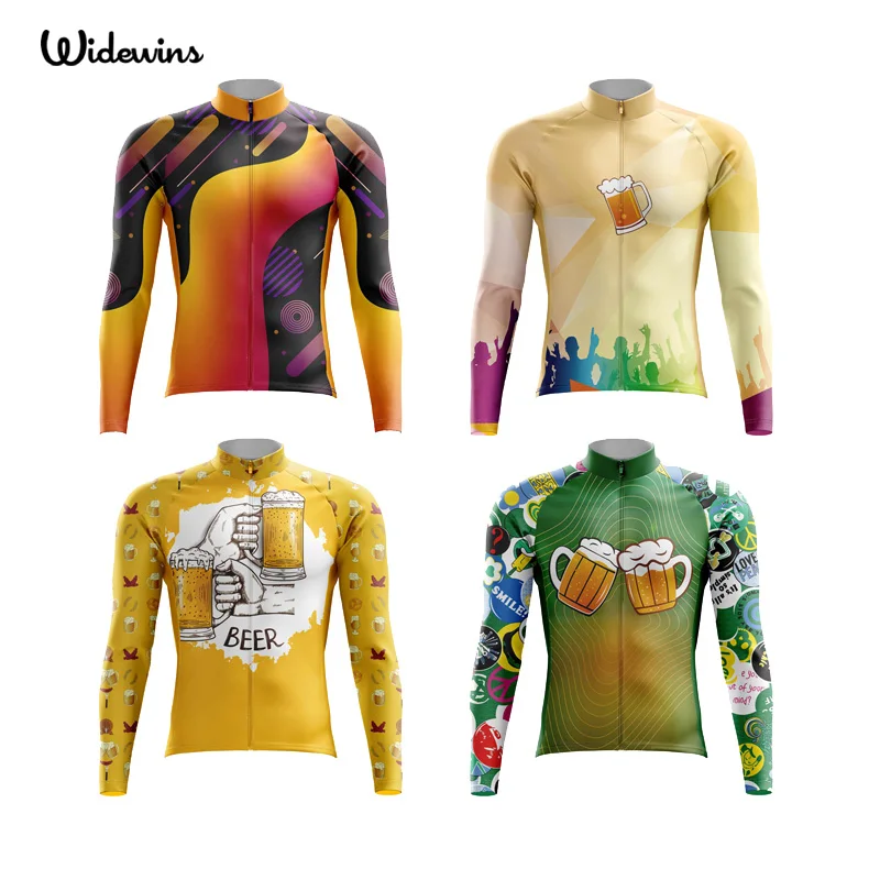 

Cycling Clothing Women Long Sleeve Beer Spring Summer Funny Bicycle Clothes Top Ciclismo Femenino Mountain Bike Uniform Clothing