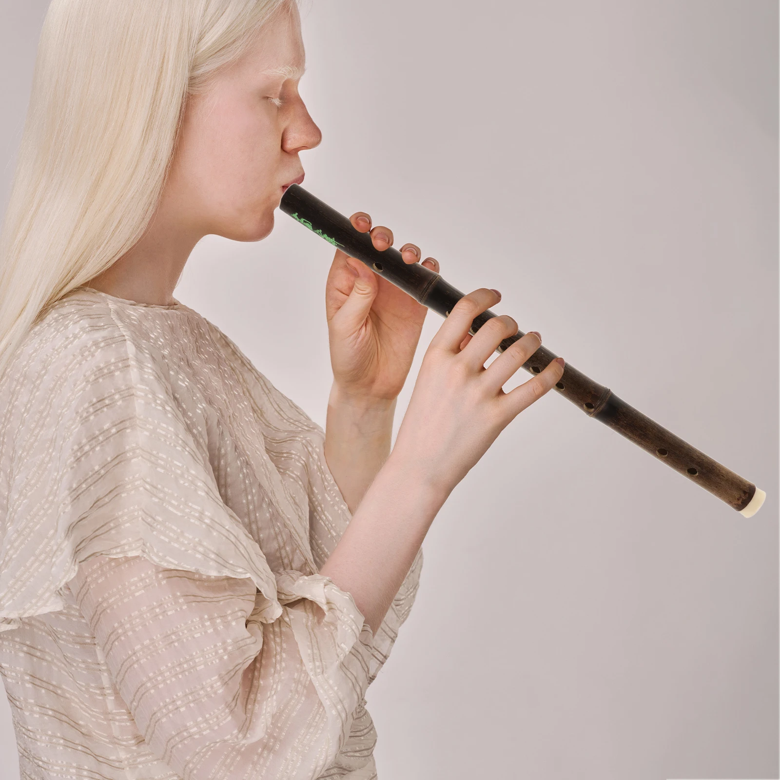 

1pcs Purple Flute Six Chinese Bamboo Flute Holes Vertical Beginner Chinese Music Instrument Traditional Woodwind