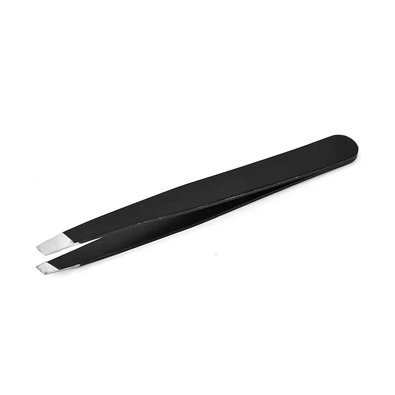 Black Beauty Tweezers Stainless Steel Tweezers Metal Clip Beauty Tools пинцет для бровей Pinzas Shaving Hair Removal Tweezers