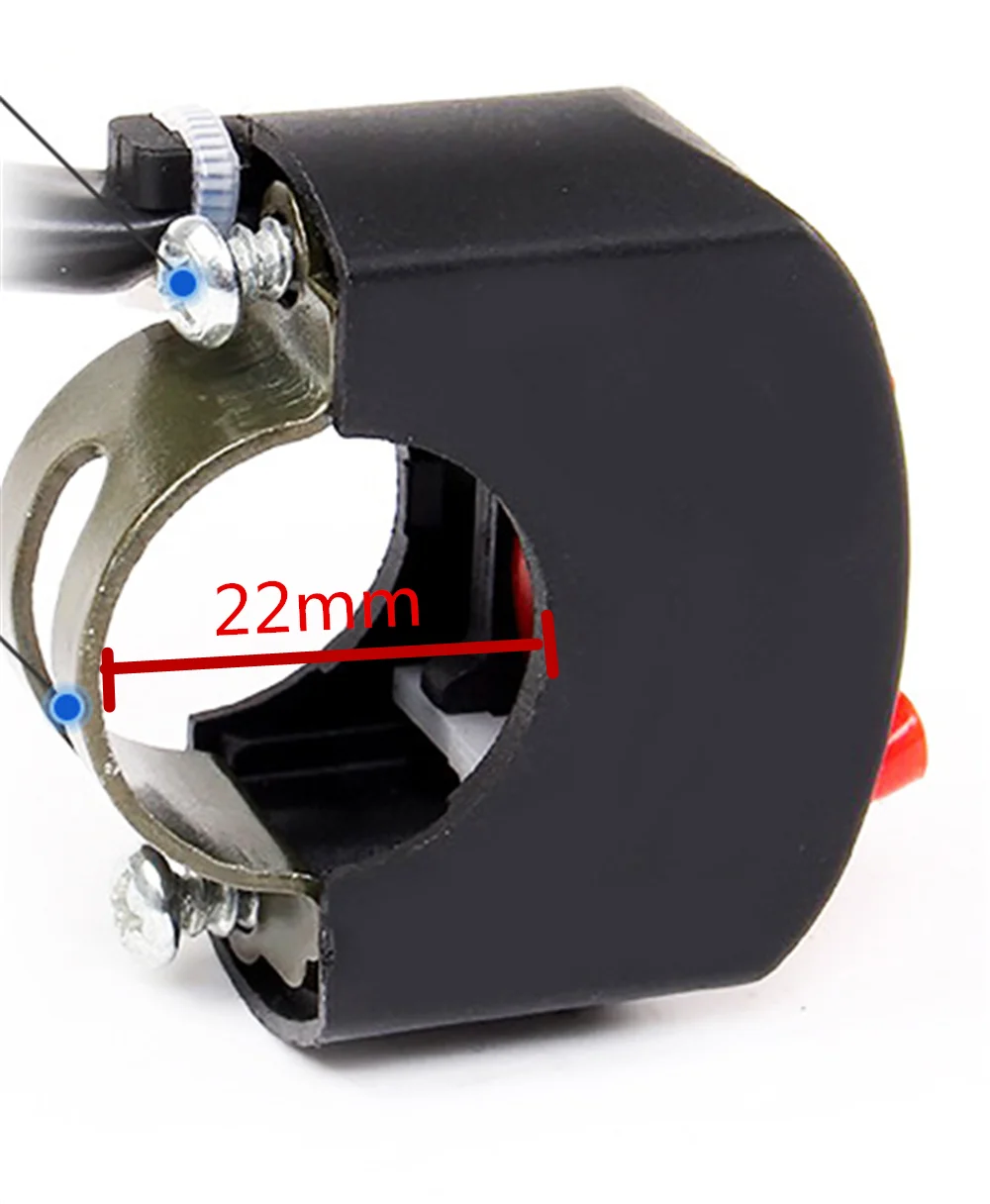 

Universal Handlebar Fog Light Motorcycle Headlight Switch ON/OFF Button Light for Greeves motorcycle