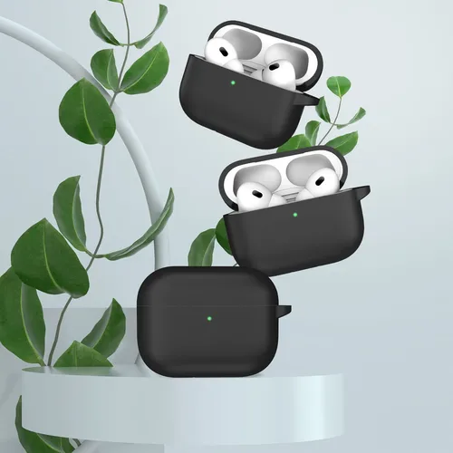 Imagen 2 del producto Funda de silicona para AirPods Pro de 2ª y 1ª generación, con llavero, accesorios para Apple AirPods Pro 2022, 2022/2019