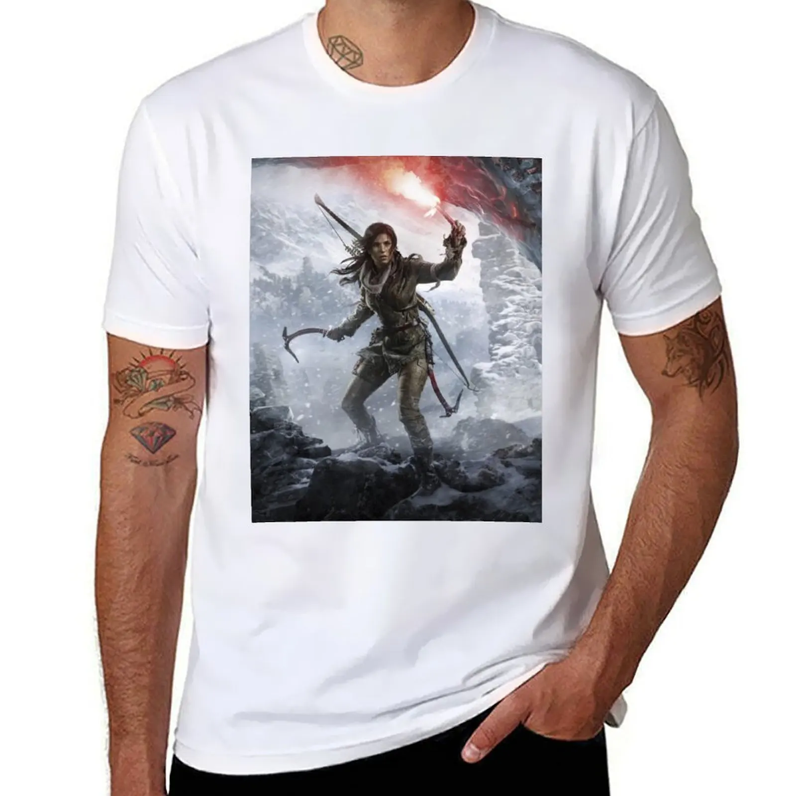 

Tomb Raider T-Shirt t shirt man casual cotton t shirts high quality T-Shirt
