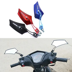 Universal Motorcycle Rearview Mirror Aluminum Alloy Motorcycle Handlebar Mount Rear View Mirrors Bicycle Rearview Mirror Parts