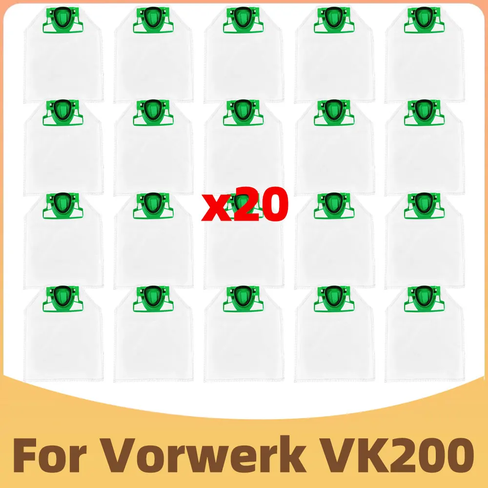 Dust Bag Compatible With Vorwerk Kobold VK200 Vacuum Robot Cleaner Replacement Spare Parts Accessories