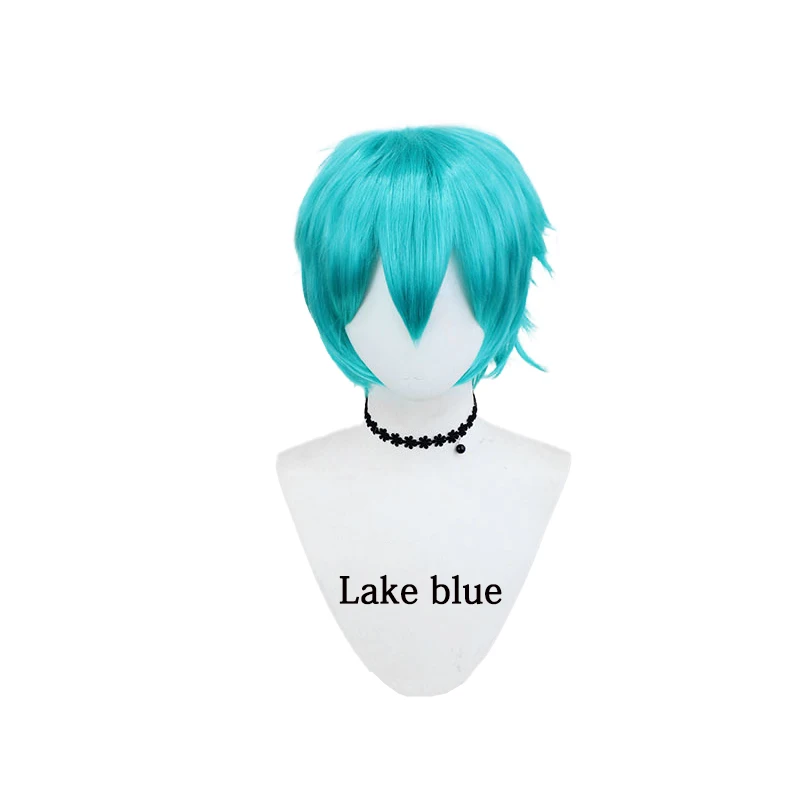 10 بوصة Unisplendour قصيرة مستقيم الشعر تأثيري الشعر الاصطناعية، مناسبة لحزب الهالوين زي الدعائم لوليتا شعر مستعار