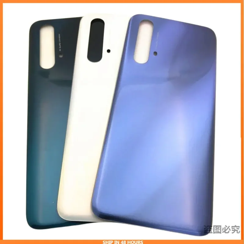 For OPPO Realme X3 Back Battery Cover Rear Housing Door Glass Case Replacement For Realme X3 Super Zoom RMX2142 Battery Cover