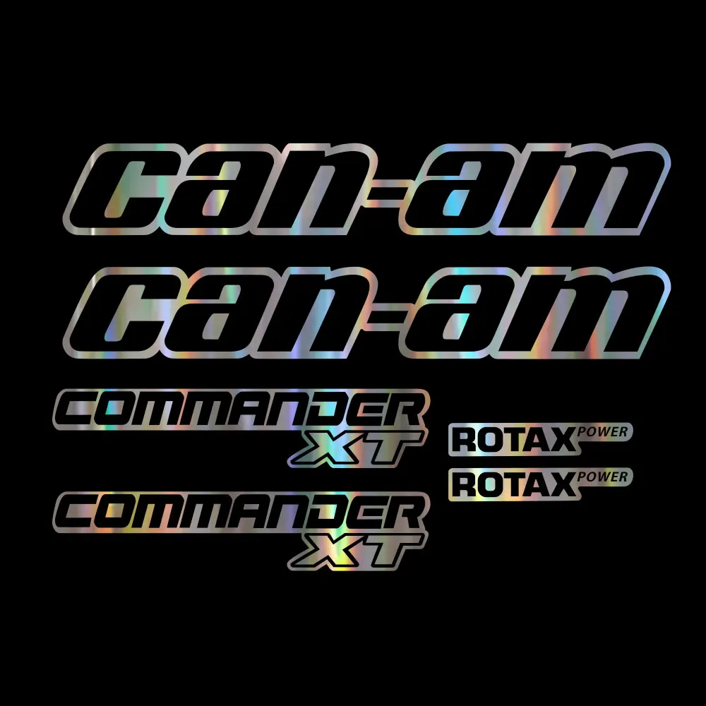 for can-am  COMMANDER ROTAX decals stickers