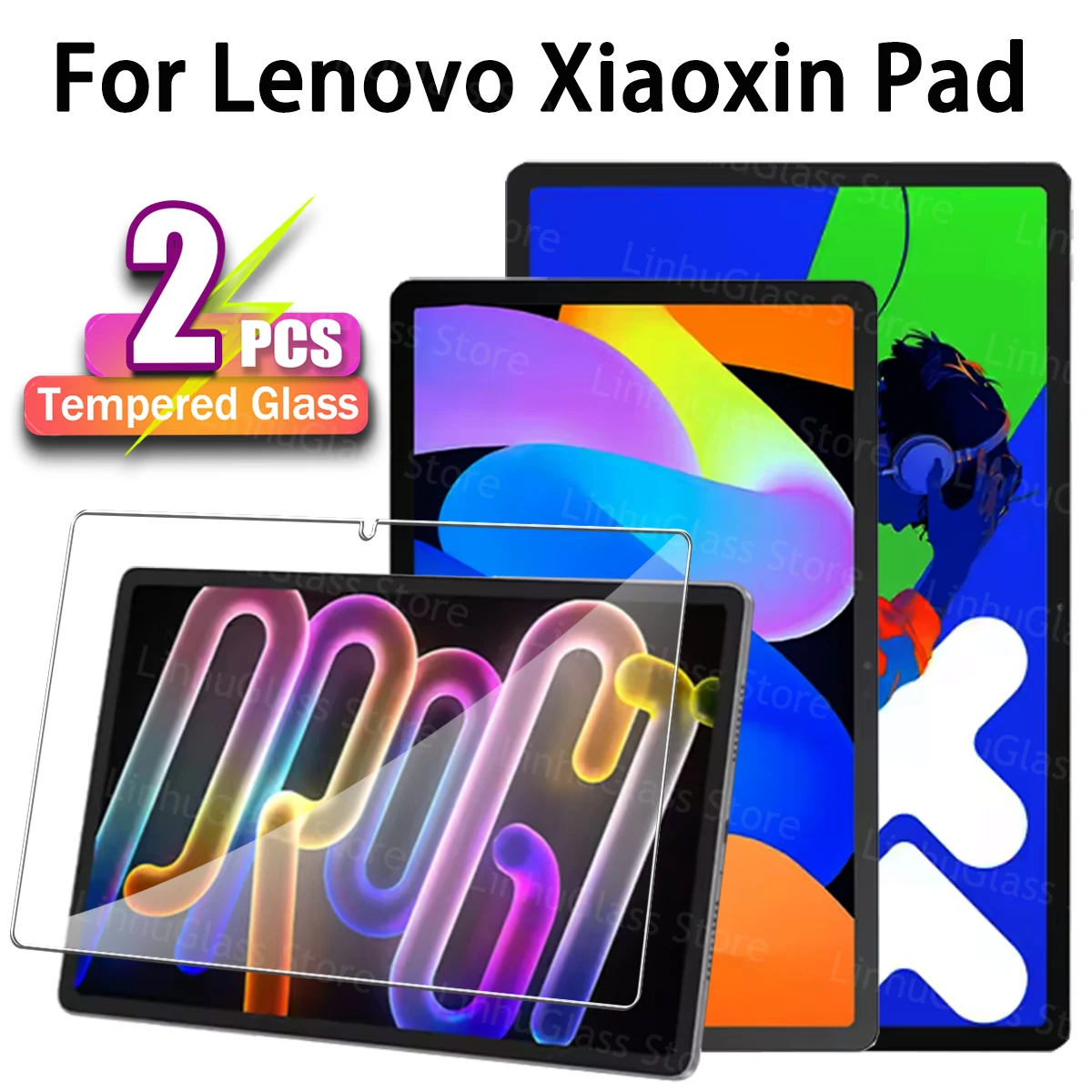 

2PCS Screen Protector Tempered Glass Film for Lenovo Xiaoxin Pad Pro GT Plus 2025 2024 2023 Studio 13 11.5 12.1 12.7 11 inch