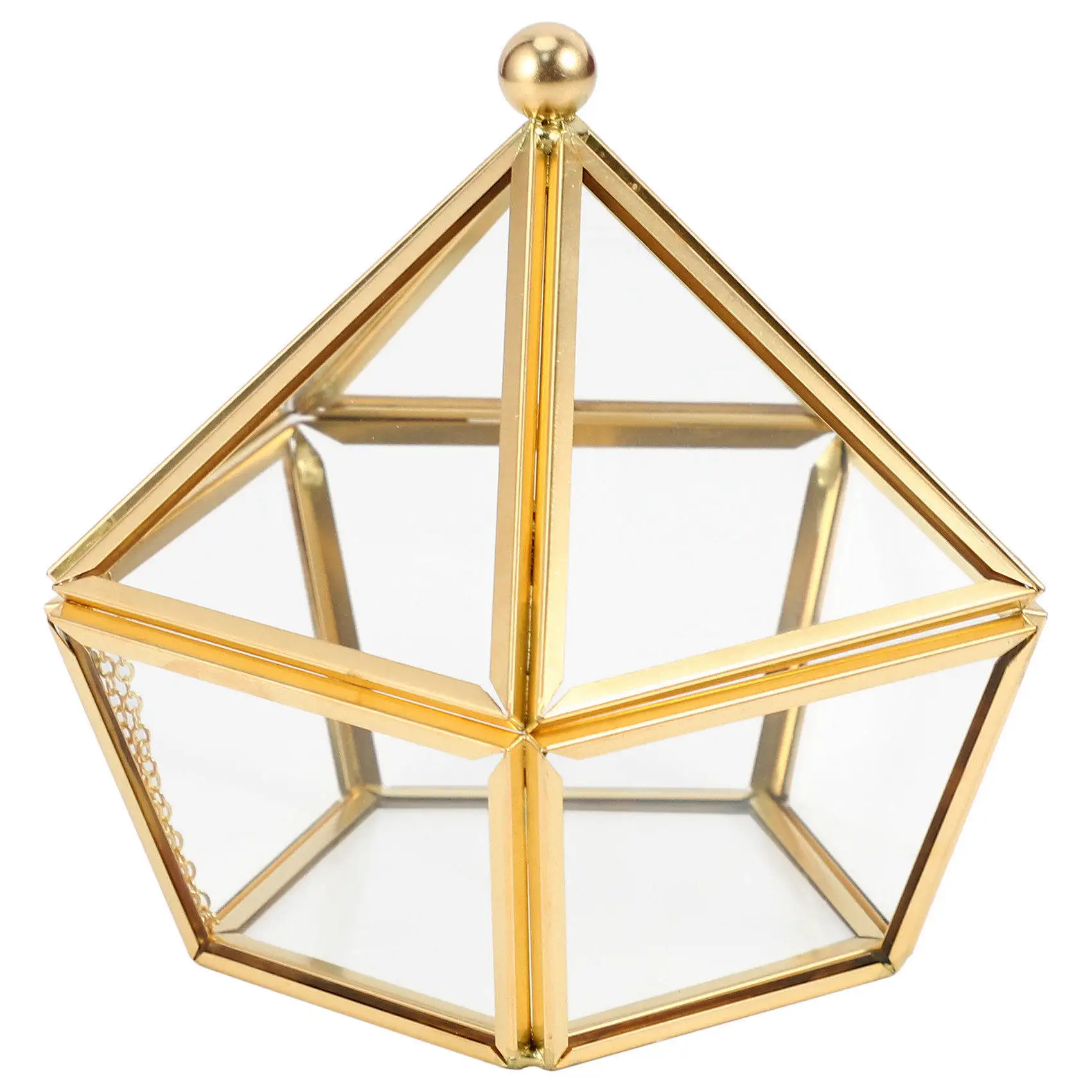 Scatola per anelli in vetro custodia per gioielli da sposa custodia in vetro per fiori immortali decorazione creativa per la casa