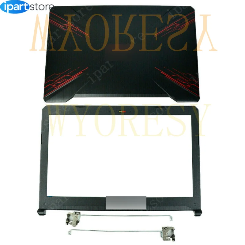 Новая верхняя задняя крышка ЖК-дисплея, передняя панель и петли для ASUS F80 FX80G FX504G FX504GE Новая верхняя задняя крышка ЖК-дисплея, передняя панель и петли для ASUS F80 FX80G FX504G FX504GE