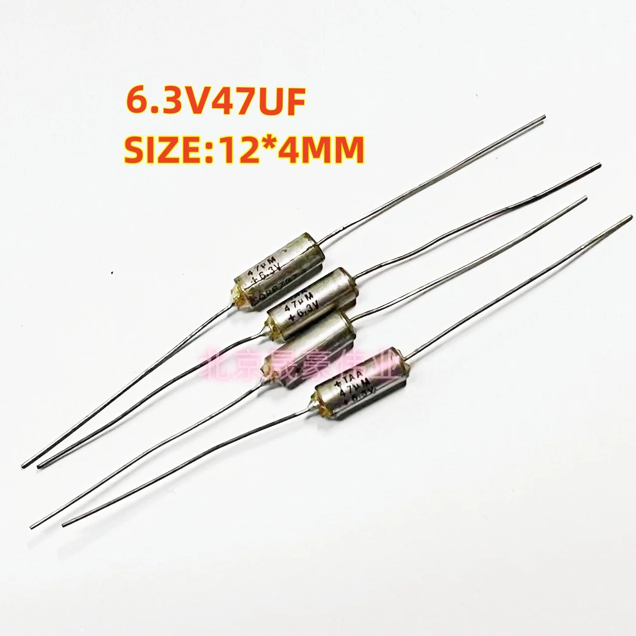 2pcs  +TAA 6.3V47UF 6.3V476M Axial Gold Sealed Tantalum Electrolytic Capacitor 47UF/6.3V Tantalum Capacitor