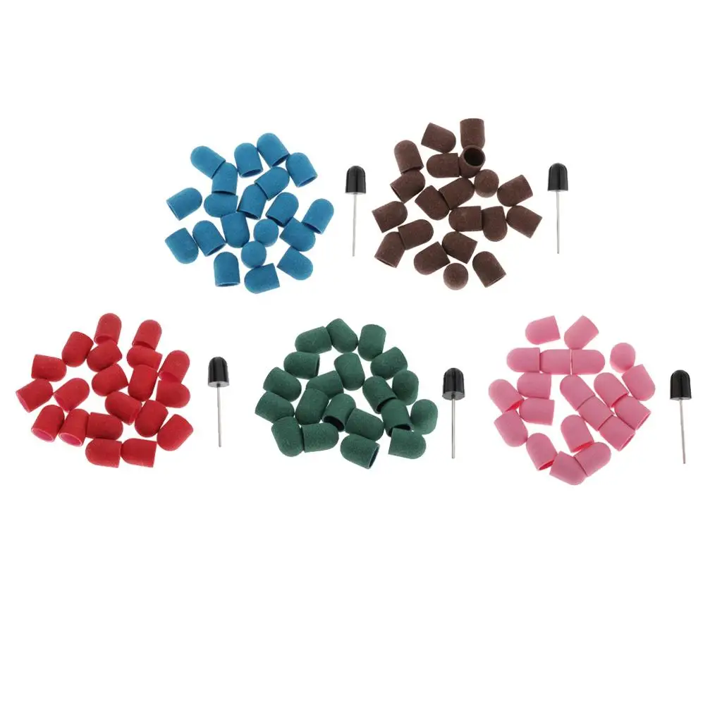 Manicure Sanding Bands Electric Nail Drill Attachments for Professional Pedicure and Fingernail Care