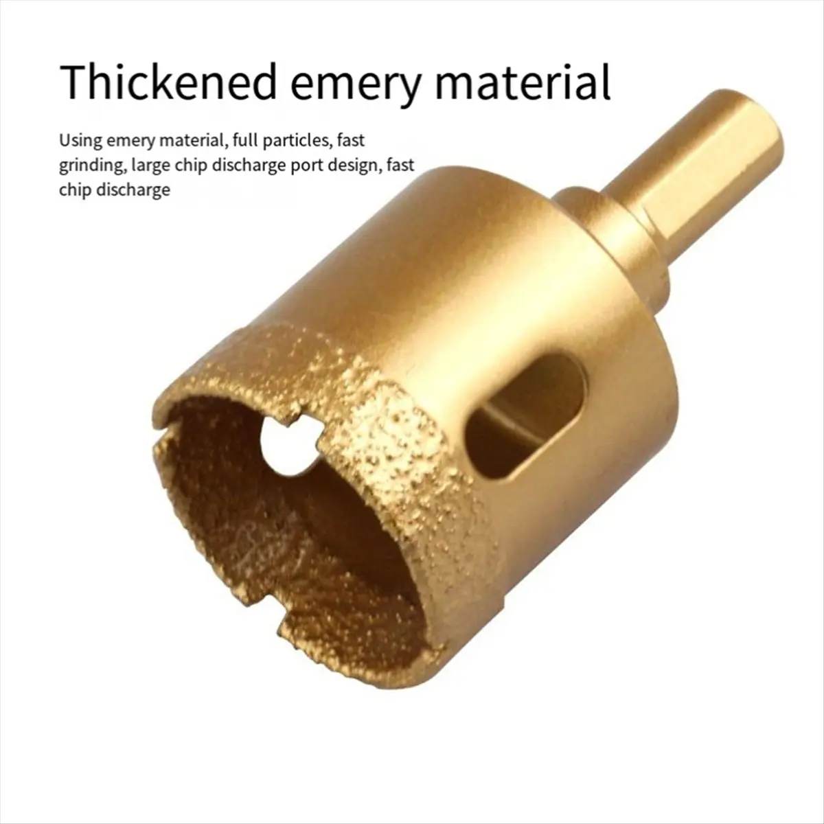 [Set of ],12pc Brazing Hole Opener Marble Multi-Purpose Drilling Bit Vitrified Brick Ceramic Stone Reaming Bit Set 6-35mm