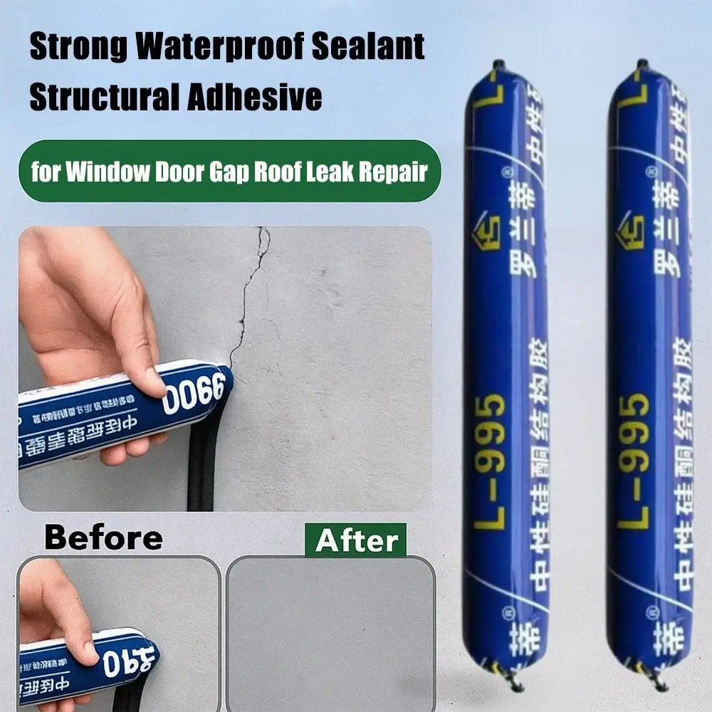 1Pcs 750g Strong Waterproof Sealant 995 High Viscosity Silicone Structural Adhesive Glass Adhesive