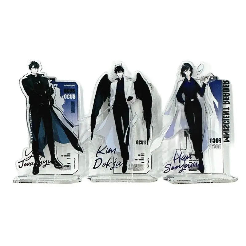 Omniscient Reader's Viewpoint Acrylic Stand, Kim Dokja Yu Junghyeok Figure, Manga Ornament for Cosplay and Gift