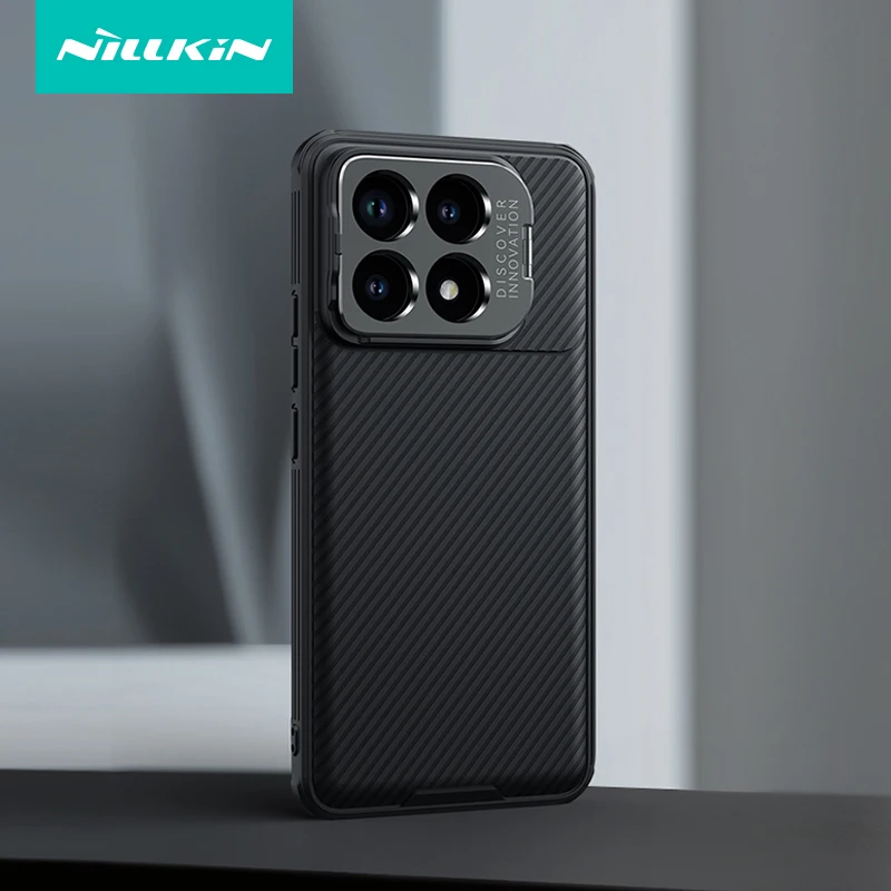 For Xiaomi Redmi K70 Pro Case Nillkin Luxury CamShield Prop TPU+PC Camera Protective Cover Back Holder for Redmi K70 Back Case
