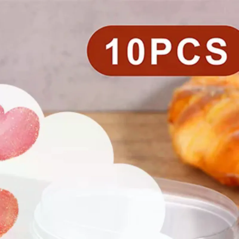 

10Pcs Aluminum Foil Cupcake Cups With Lids Non-Stick Foil Baking Cups 68ml Oval Pudding Dessert Cups Wedding Party Supplies