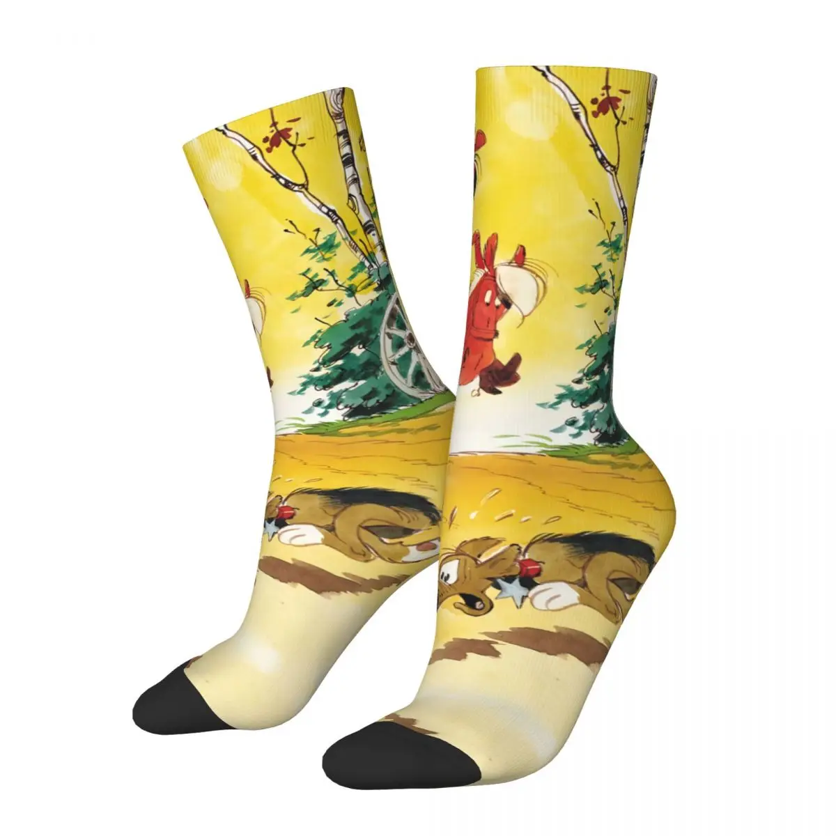 It's Caught Socks Travel 3D Print Boy Girls Mid-calf Sock