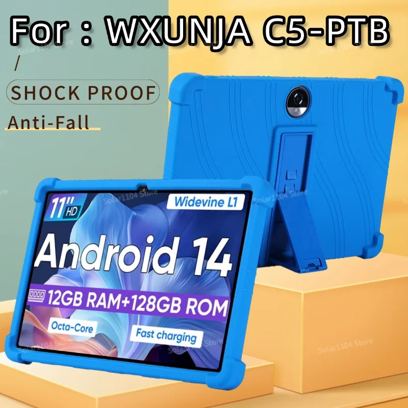 

For WXUNJA C5 Tablet Case COLORROOM C5 TUOHAITIME C5 JKOCXN C5 11-inch Universal Child Protective Case with Stand