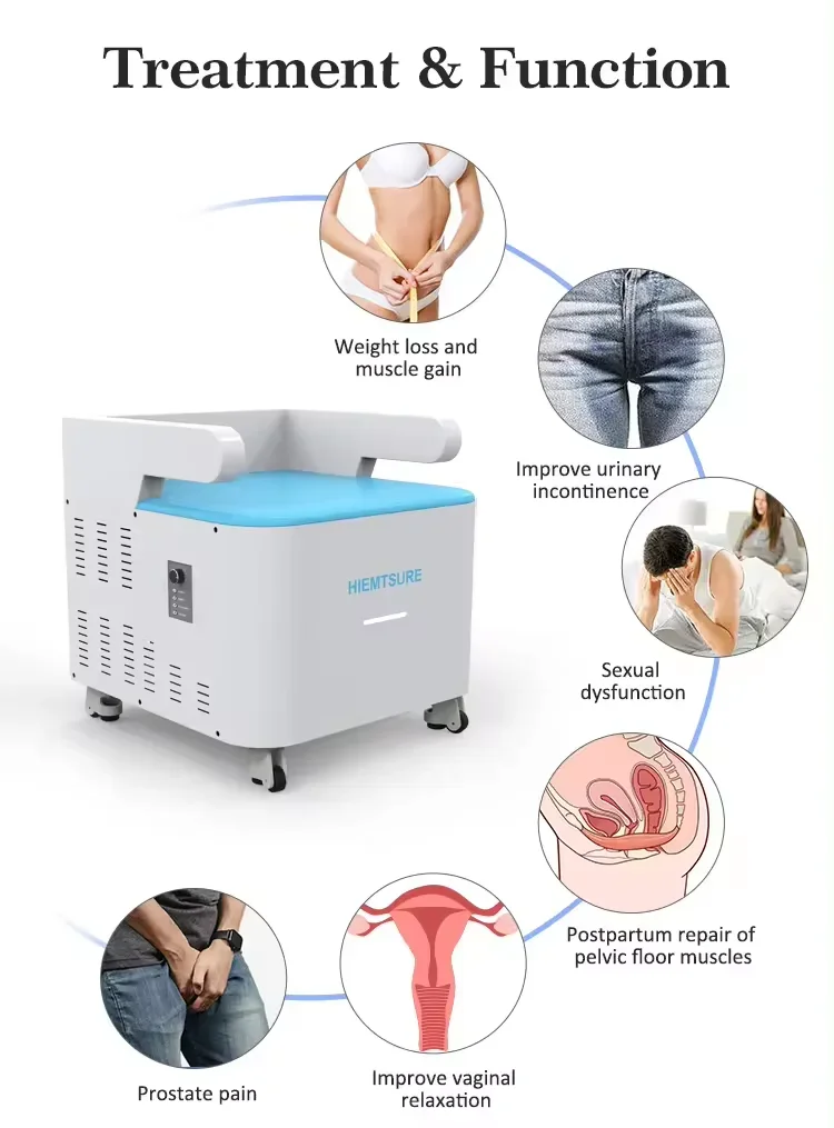 

HIEMTSURE Pelvic Floor Muscle Postpartum Muscle Training Prostate treatment Massage Chair Machine Urinary Incontinence butt lift