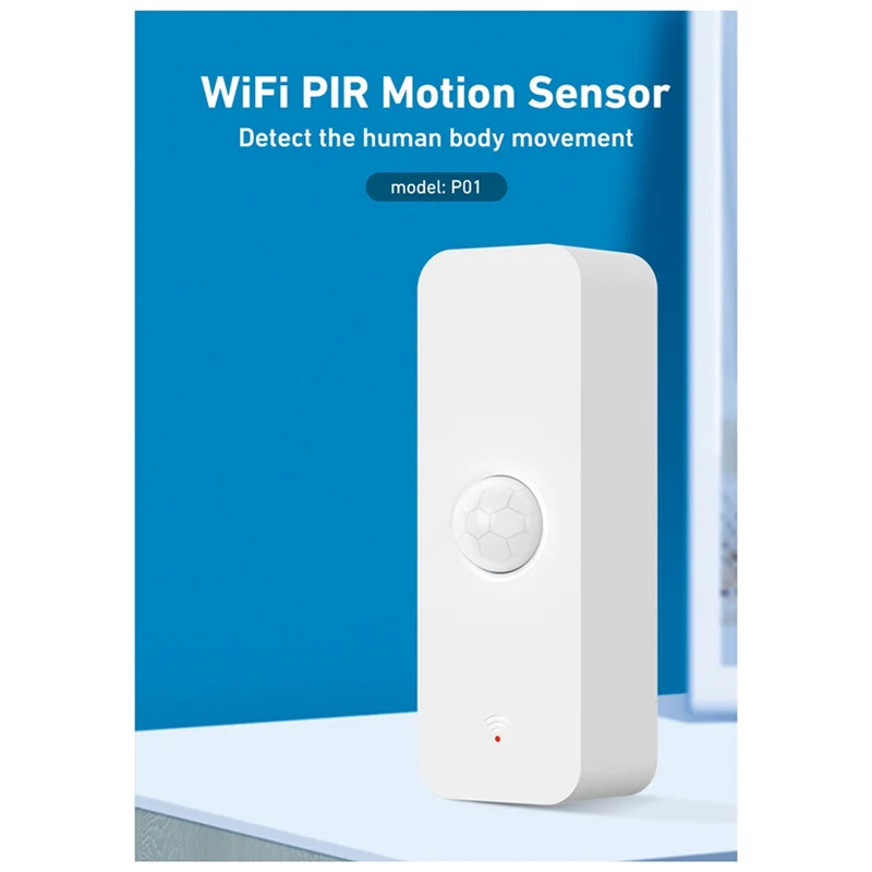 Y19A Tuya Wifi Human Body Infrared Sensor Alarm - Burglar Alarm Suitable For Home/Garages/Shops Easy Install