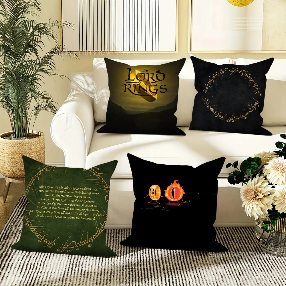 Game Pillow Case Fashion Square Pillowcase Bedroom Sofa Room Ins Decoration Leisure The Lords Of The R-Rings Cushion Cover 40x40