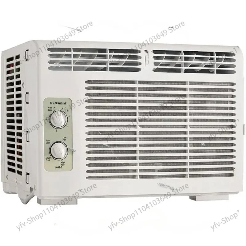 Window-mounted Room Air Conditioner, 5,000 BTU, with Temperature Control and Easy-to-clean Washable Filter.