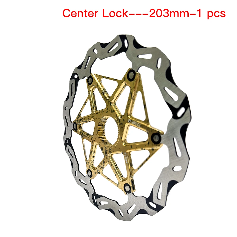 Fiets Remschijf YOD4 6-gat Center Lock 160mm 180mm 203mm / 1.95mm Fiets Remschijven Road MTB Schijfremmen