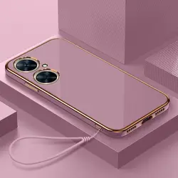 For Huawei nova 11i Case Huawei nova 11i Cover MAO-LX9 Phone case Huawei Nova11i Luxury Square Plating Shockproof Back Cover