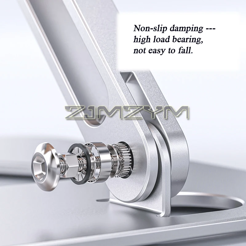 Desktop Lift Reading Shelf Double-bar Aluminum Alloy Multi-functional Adjustable Reading Stand with Page Clips