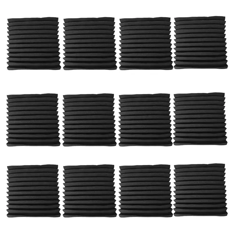 

12 Pieces Acoustic Foam Panel Self-Adhesive,Acoustic Foam Panel,Sound Insulation Pad,Reduce Noise,For Studio Home Office-A68E