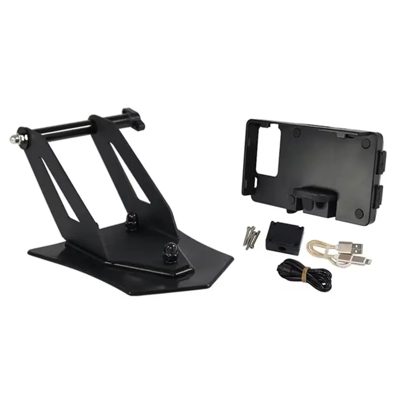 Efficientt-GPS Navigation Bracket 12Mm Diameter Motorcycle Phone Holder For BMW R1250RT R 1250 RT 2021-2024 Adapter Equipment