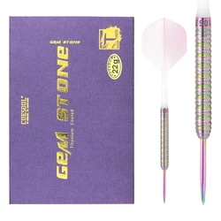 CUESOUL PINK GEM Stone 22g Steel Tip 90% Tungsten Darts