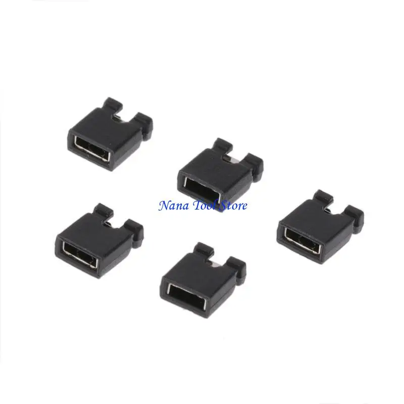 31GJ 100 Pcs 2.54mm Standard Jumper Blocks Caps For Hard Drive DVD Motherboards